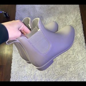 purple-grey ish boots